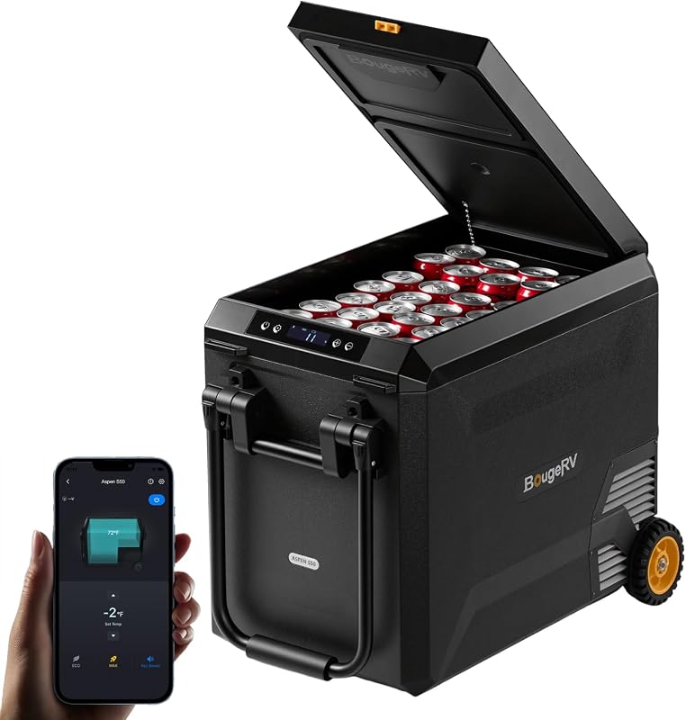 Coolnest Kompressor-Kühlbox 47L Trolley